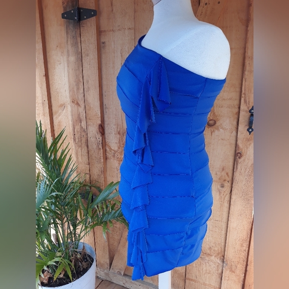 Studio Y Royal Blue Wiggle Dress - Picture 2 of 5
